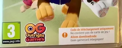 PAW Patrol: On a Roll!, the PEGI square on its front