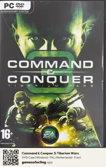 Command & Conquer 3: Tiberium Wars Computer, Netherlands box front