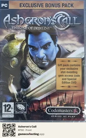 Asheron's Call Computer, NTSC box front