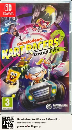 Nickelodeon Kart Racers 2: Grand Prix Nintendo Switch, France box front