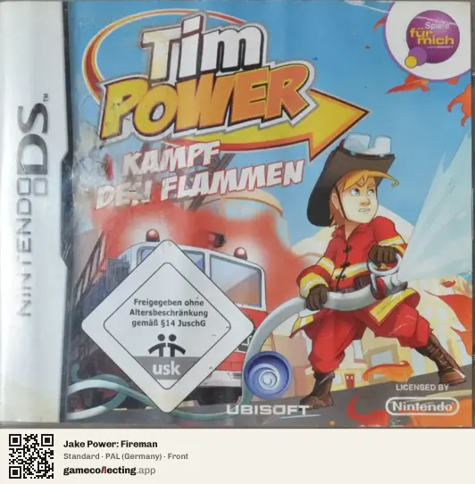 Jake Power: Fireman Nintendo DS, Germany box front