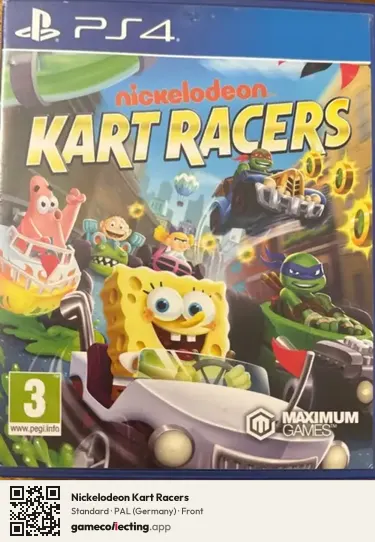 Nickelodeon Kart Racers PlayStation 4, Germany box front