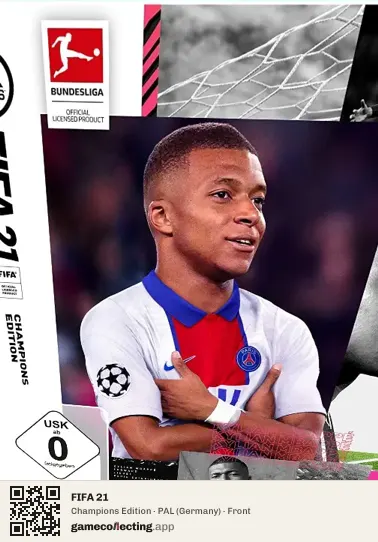 FIFA 21 PlayStation 4, Germany box front