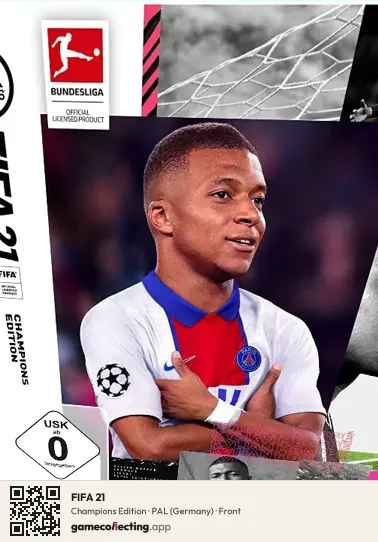 FIFA 21 PlayStation 4, Germany box front