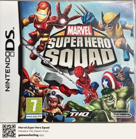 Marvel Super Hero Squad Nintendo DS, Spain box front