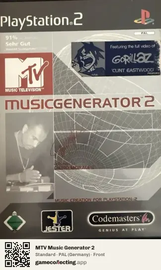 MTV Music Generator 2 PlayStation 2, Germany box front