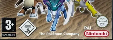 Pokémon Colosseum, the PEGI square on its front