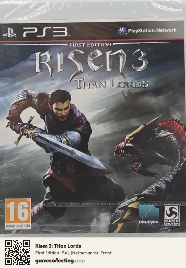 Risen 3: Titan Lords PlayStation 3, Netherlands box front