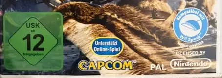 Monster Hunter Tri, the USK square on its front