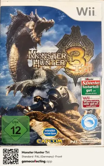 Monster Hunter Tri Nintendo Wii, Germany box front