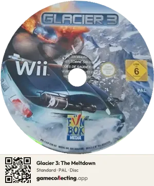 Glacier 3: The Meltdown Nintendo Wii, PAL disc