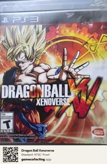Dragon Ball Xenoverse PlayStation 3, NTSC box front