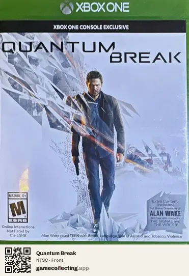 Quantum Break Xbox One, NTSC box front