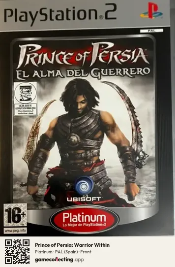 Prince of Persia: Warrior Within PlayStation 2, Spain box front