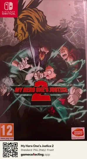 My Hero One's Justice 2 Nintendo Switch, Italy box front