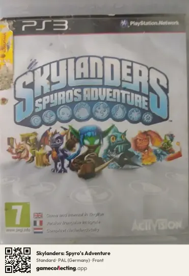 Skylanders: Spyro's Adventure PlayStation 3, Germany box front