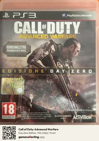 Call of Duty: Advanced Warfare PlayStation 3, Italy box front