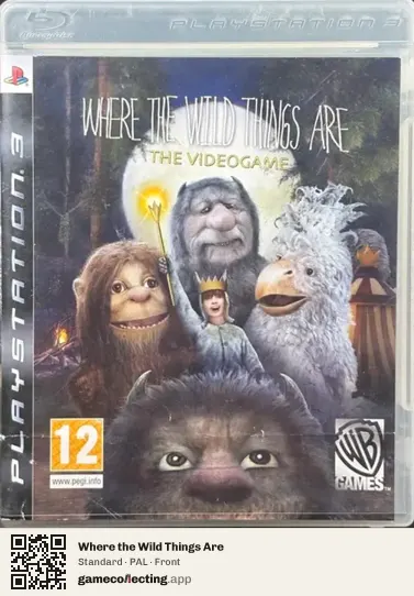 Where the Wild Things Are PlayStation 3, PAL box front