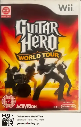 Guitar Hero World Tour Nintendo Wii, PAL box front