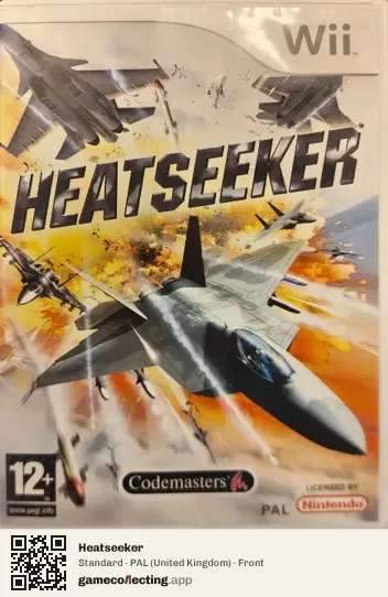 Heatseeker Nintendo Wii, United Kingdom box front