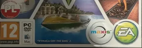 The Sims 3: Island Paradise, the PEGI square on its front