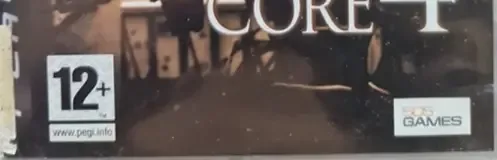 Armored Core 4, the PEGI square on its front