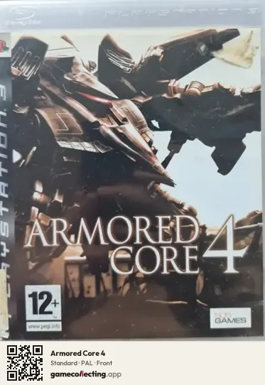 Armored Core 4 PlayStation 3, PAL box front