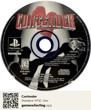 Contender PlayStation, NTSC disc