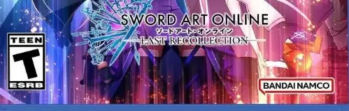 Sword Art Online: Last Recollection, the ESRB box on its front