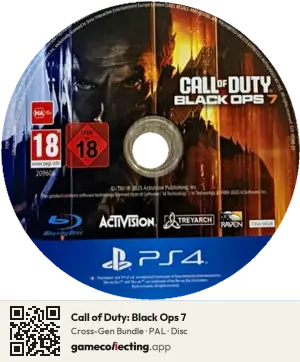 Call of Duty: Black Ops 7 PlayStation 4, PAL disc