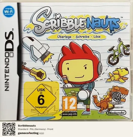 Scribblenauts Nintendo DS, Germany box front