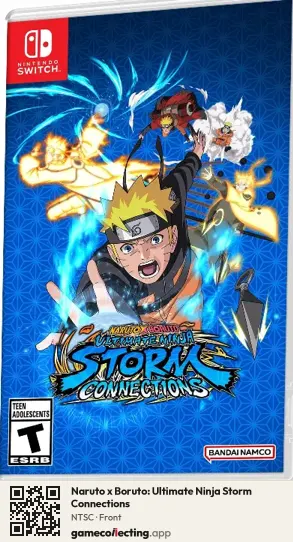 Naruto x Boruto: Ultimate Ninja Storm Connections Nintendo Switch, NTSC box front