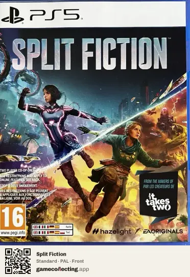 Split Fiction PlayStation 5, PAL box front
