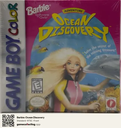 Barbie: Ocean Discovery Game Boy Color, NTSC box front
