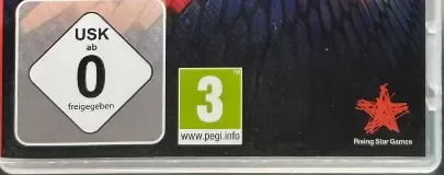Trailblazers, the PEGI square on its front