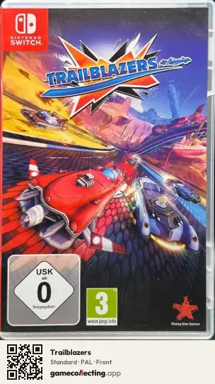 Trailblazers Nintendo Switch, PAL box front