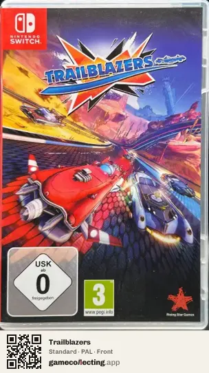 Trailblazers Nintendo Switch, PAL box front