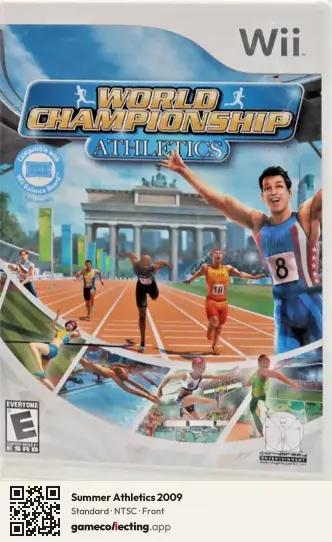 Summer Athletics 2009 Nintendo Wii, NTSC box front