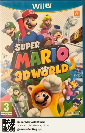 Super Mario 3D World Nintendo Wii U, France box front