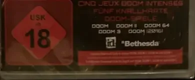 Doom Slayers Collection, the USK square on its front