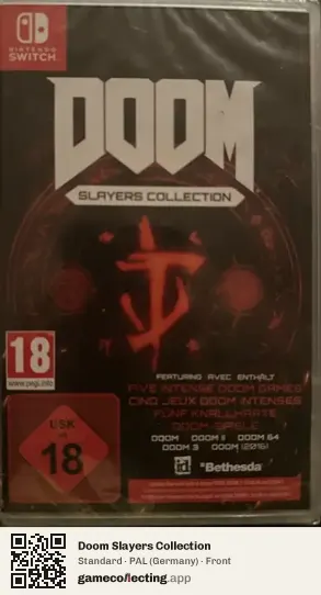 Doom Slayers Collection Nintendo Switch, Germany box front