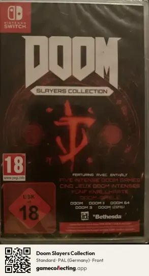 Doom Slayers Collection Nintendo Switch, Germany box front