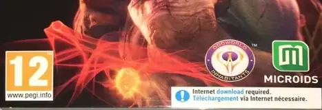 Oddworld: Soulstorm, the USK square on its front