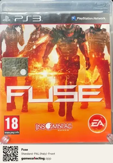 Fuse PlayStation 3, Italy box front