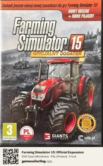 Farming Simulator 15: Official Expansion Computer, Poland box front
