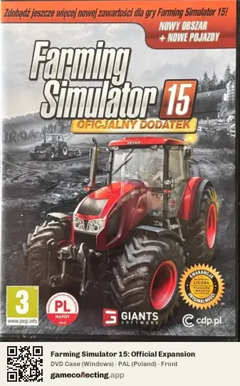 Farming Simulator 15: Official Expansion Computer, Poland box front