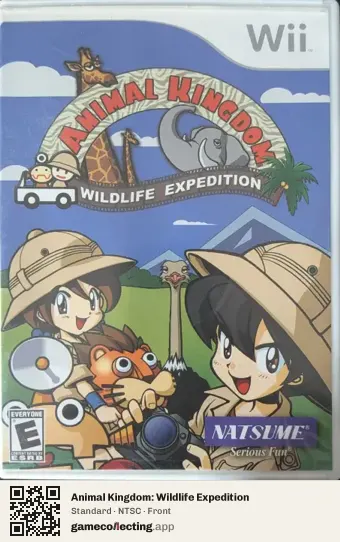 Animal Kingdom: Wildlife Expedition Nintendo Wii, NTSC box front