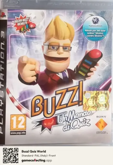 Buzz! Quiz World PlayStation 3, Italy box front