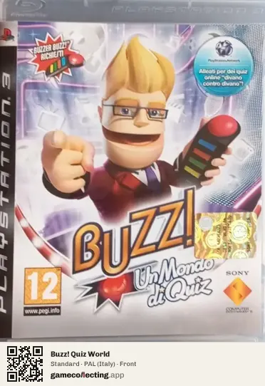Buzz! Quiz World PlayStation 3, Italy box front