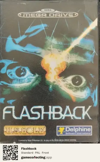Flashback Sega Mega Drive / Genesis, PAL box front